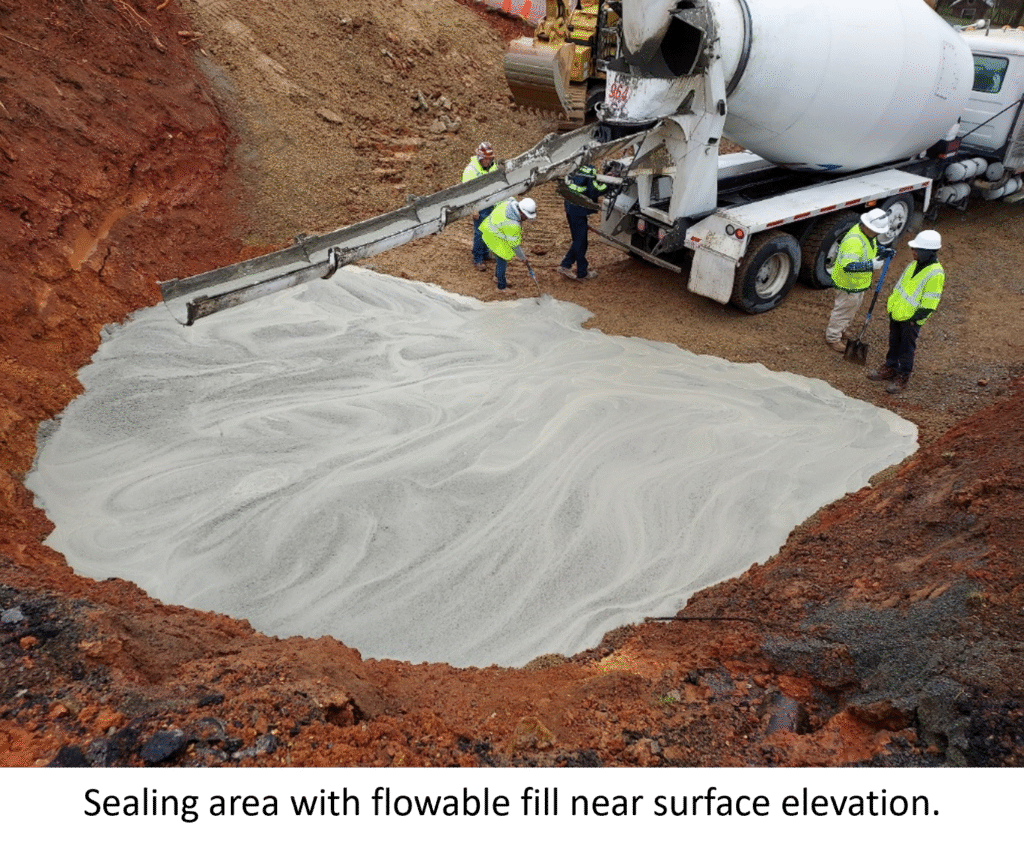 Injectable Flow Fill Sinkhole Remediation - Froehling & Robertson