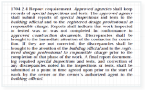 IBC Section-1704.2.4