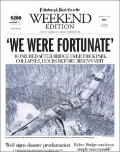 Frick Bridge Collapse Headlines