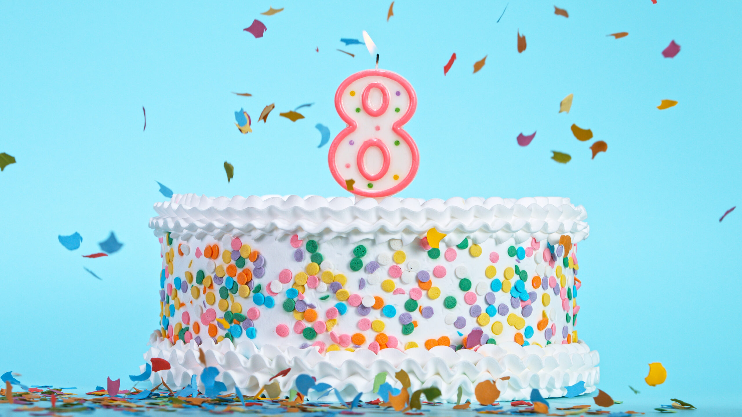 Eighth Birthday Cake